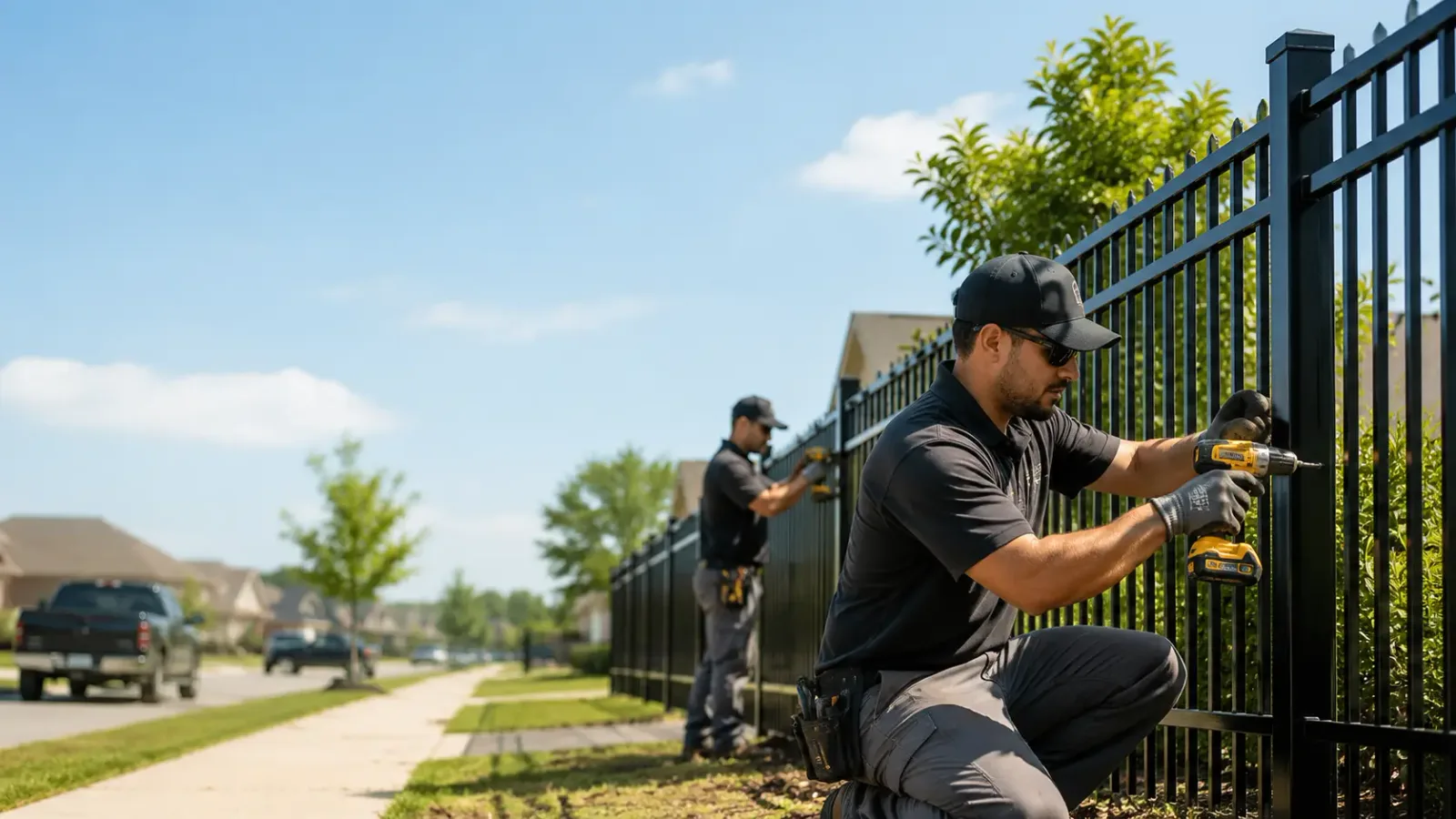 Metal Fence Installation in Bentley, LA